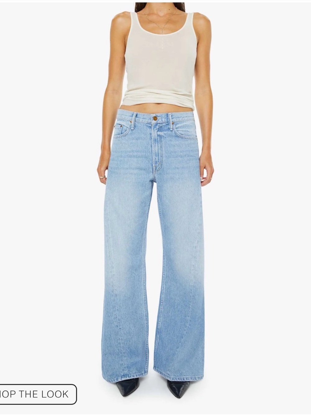 Lemon Twist Sneak Mother Denim Jeans